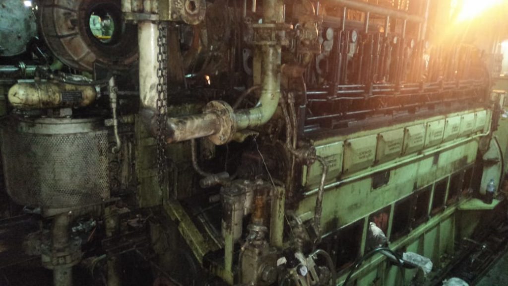 Repair of Diesel Engine on Vessel