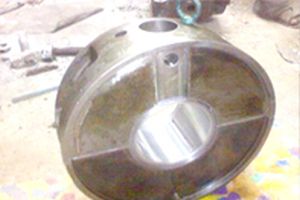 Rebabbitting of turbine bearing