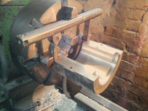 Machining of White Metal Bearing is in Process