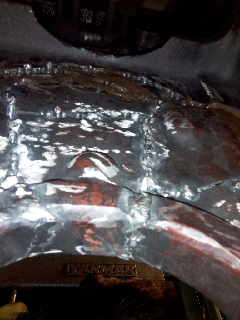 Repair of Broken Engine Block by Imported Metal Keys and Locks