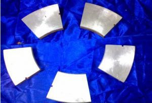 Thrust Bearing Pad up to 36 Inches in White Metal and Bronze