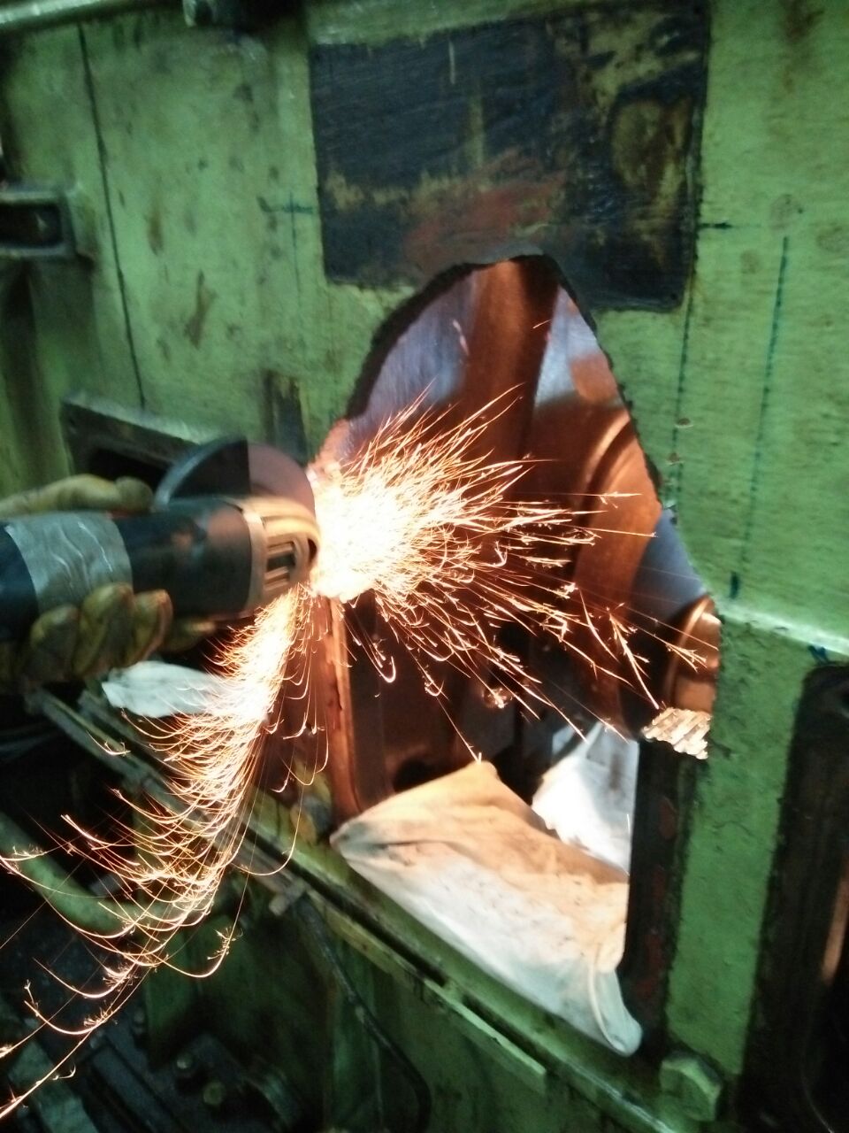 Metal Stitching and Metal Locking of Broken Engine Block