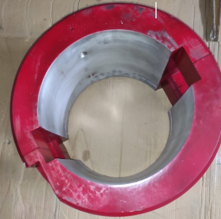 Turbine bearing After White Metal Rebabbitting