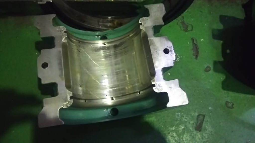 Damaged Bearing for Rebabbitting