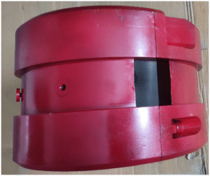 White metal babbitt bearing of 120 MW turbine