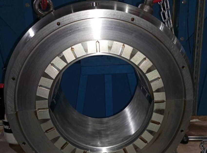 Damaged Wartsila Generator Bearing