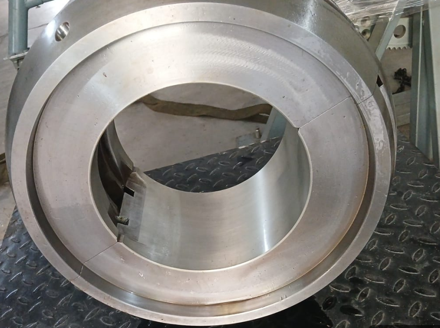 Wärtsilä B35 40V20AG2 Generator Bearing After White Metal Rebabbitting